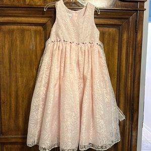 Pink Flower girl dress size 5